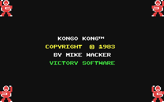 Kongo Kong Title Screen
